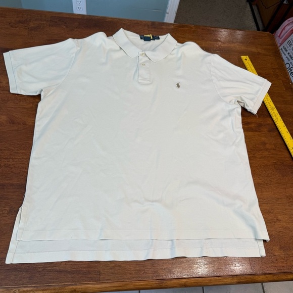 Polo Ralph Lauren Other - Men's Polo Ralph Lauren Ivory Cream Polo Shirt size XXL 100% cotton